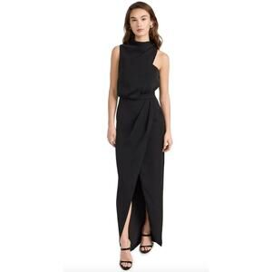 Black Halo Floella Gown in Black Size 6